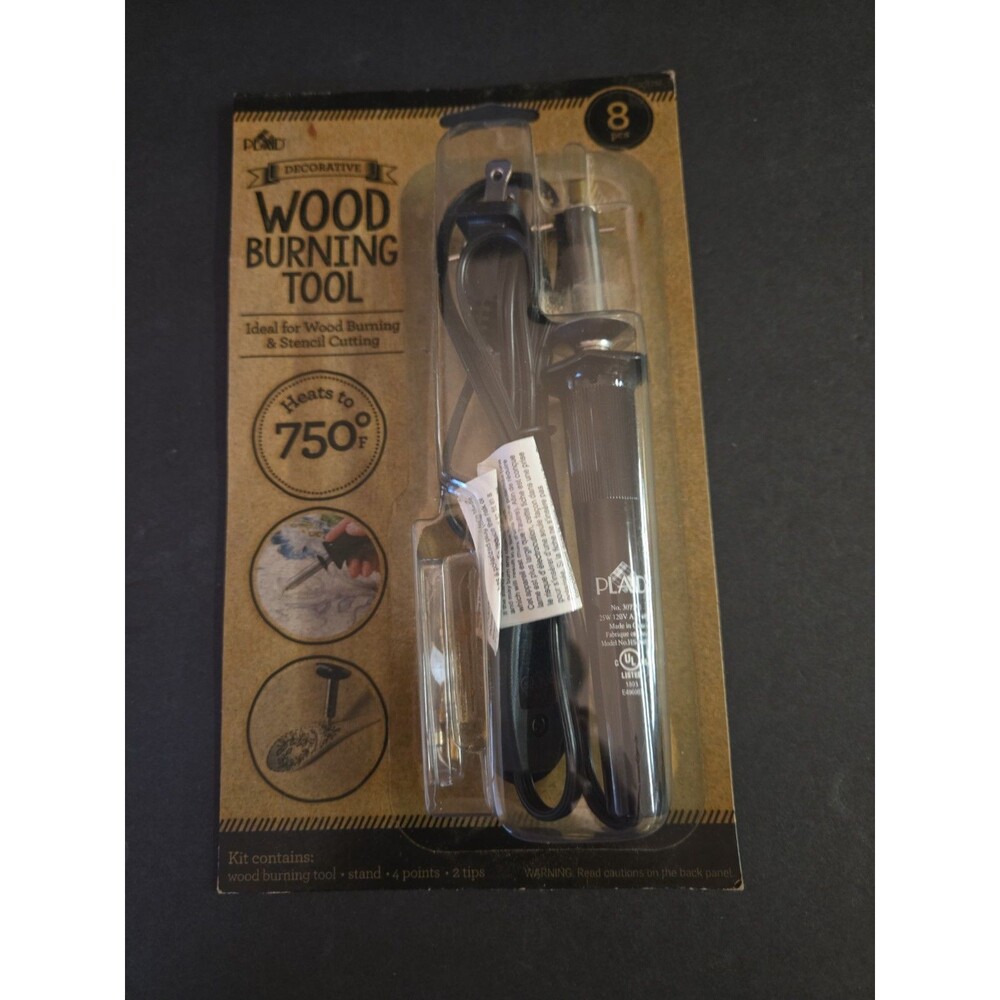 2-in-1 Wood Burning - Stencil Cutter Tool / New Sealed